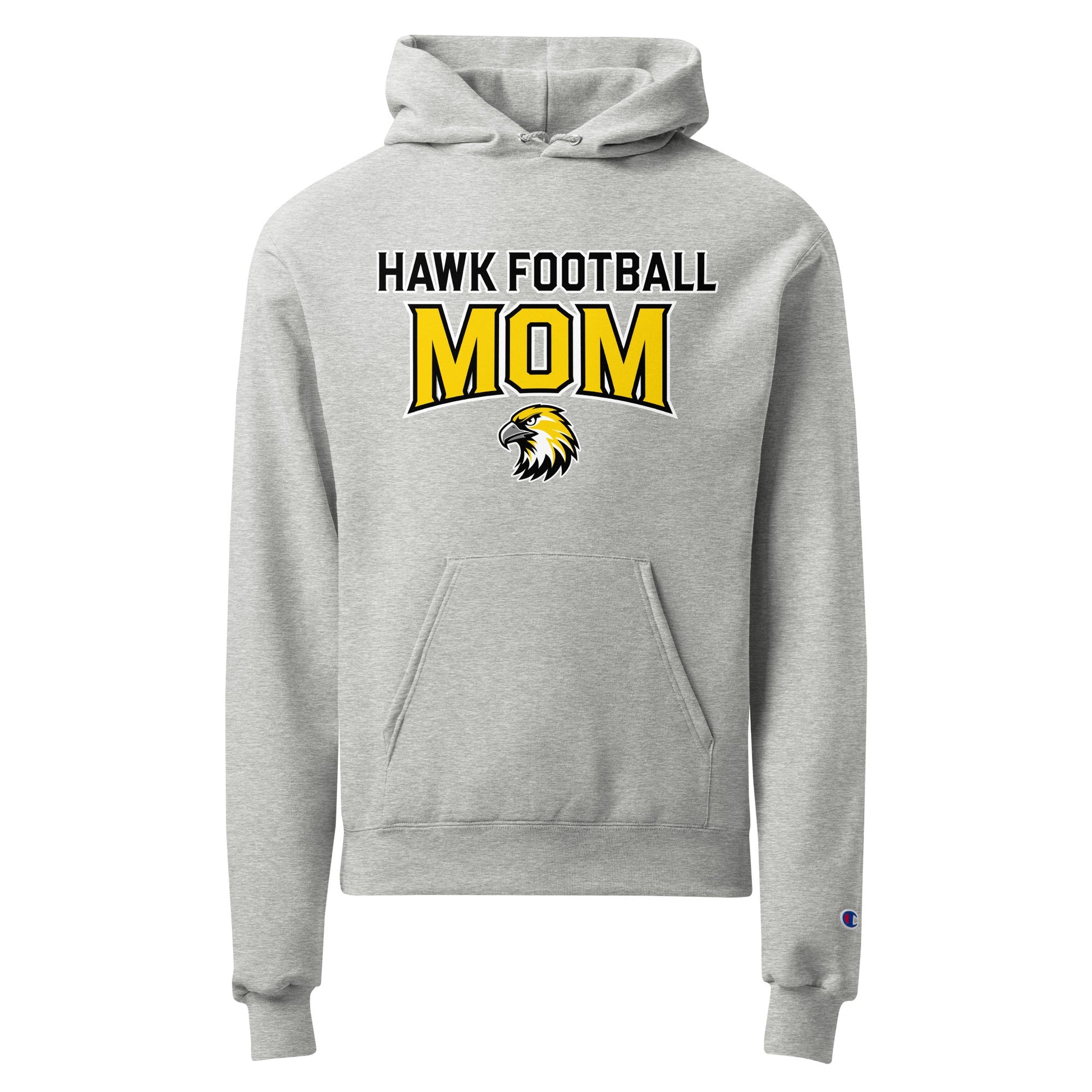 Signature | Champion Hoodie | Cardinal Ohara Hawks | Football Mom Logo