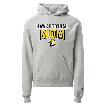 Signature | Champion Hoodie | Cardinal Ohara Hawks | Football Mom Logo