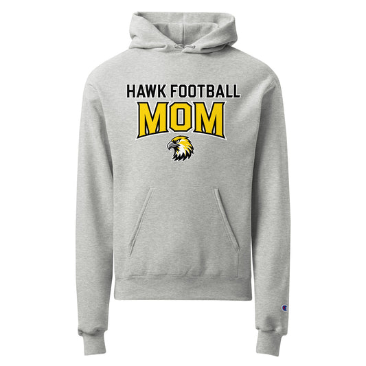 Signature | Champion Hoodie | Cardinal Ohara Hawks | Football Mom Logo
