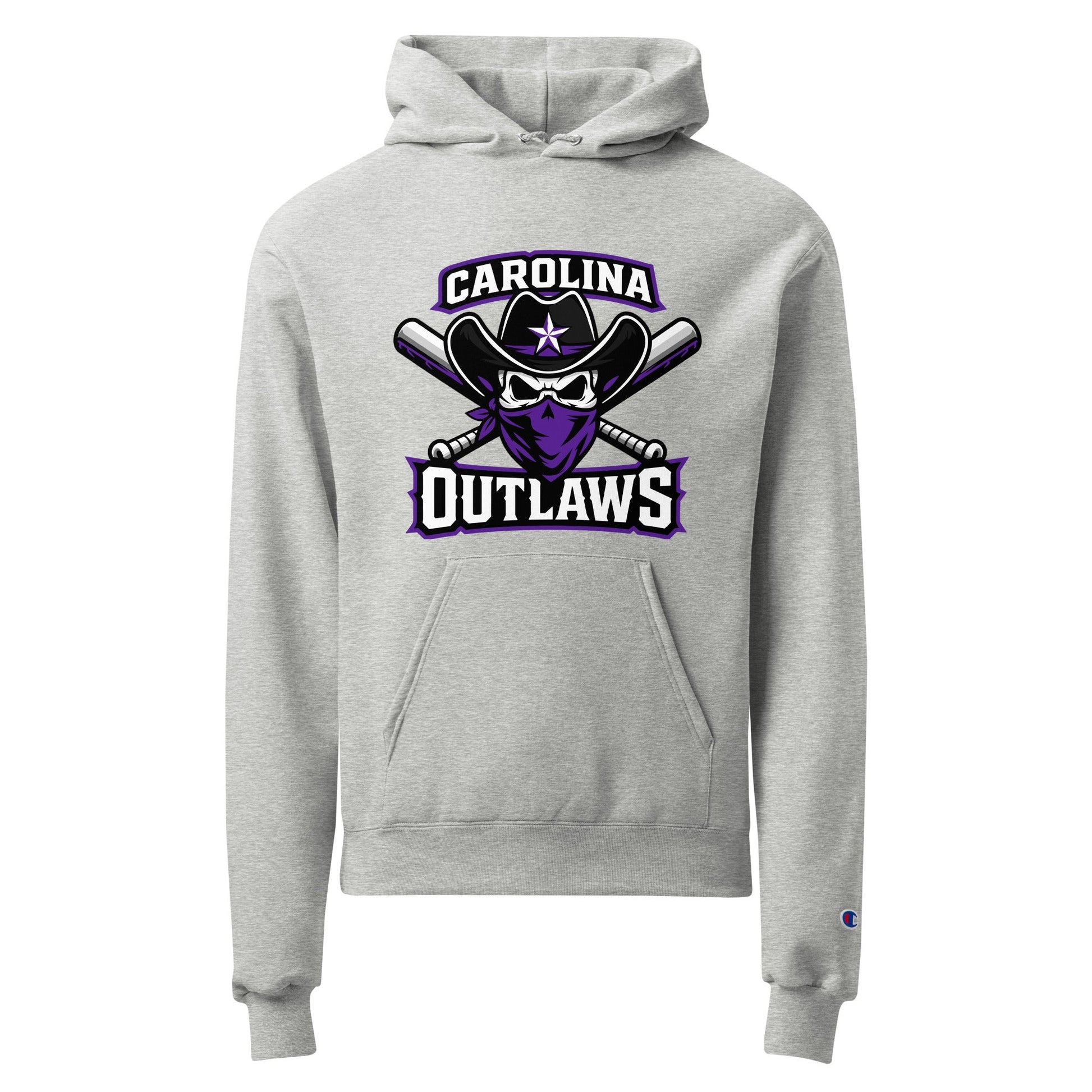 Signature | Champion Hoodie | Carolina Outlaws Baseball | Crest Logo