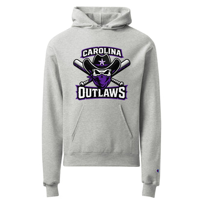Signature | Champion Hoodie | Carolina Outlaws Baseball | Crest Logo