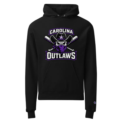 Signature | Champion Hoodie | Carolina Outlaws Baseball | Crest Logo