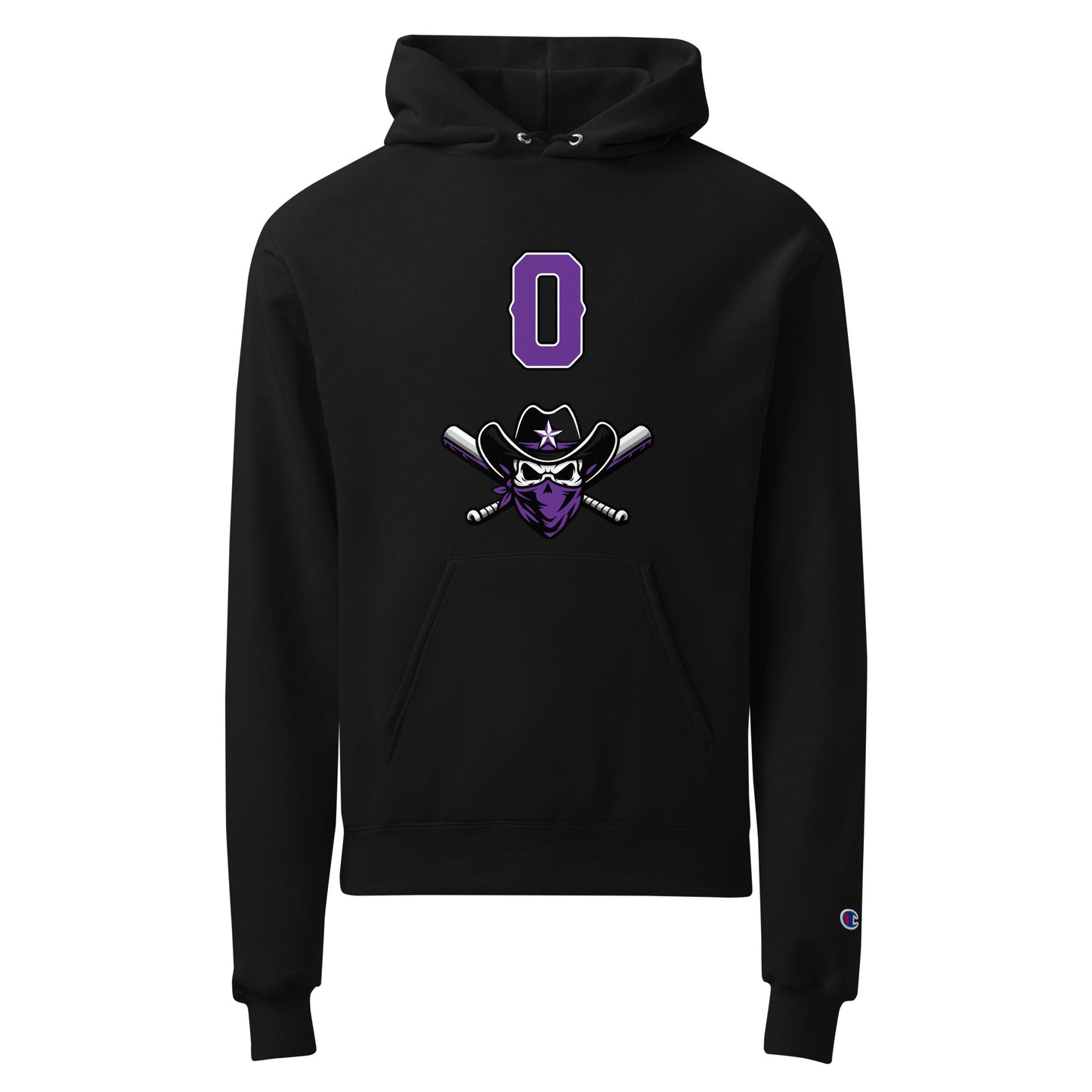 Signature | Champion Hoodie | Carolina Outlaws Baseball | Purple Renegades Logo