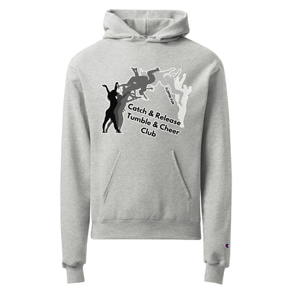 Signature | Champion Hoodie | Catch & Release Tumble & Cheer Club | Tumble Logo