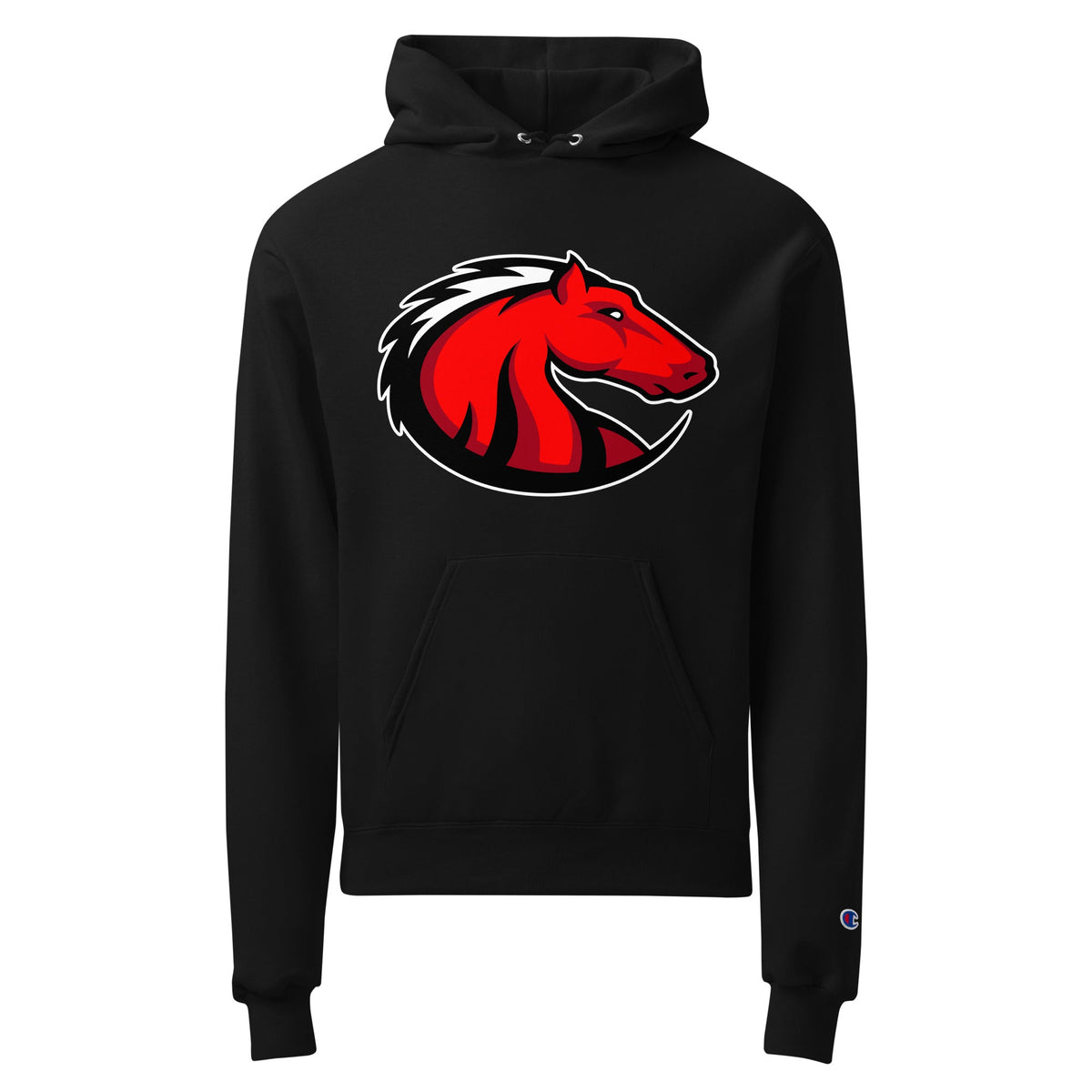 Signature | Champion Hoodie | Central Maine Community College Woman’s Soccer | Crest Logo