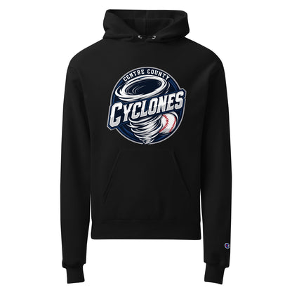 Signature | Champion Hoodie | Centre County Cyclones | Badge Logo