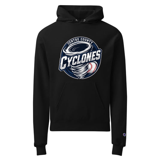 Signature | Champion Hoodie | Centre County Cyclones | Badge Logo