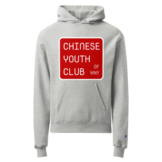 Signature | Champion Hoodie | Chinese Youth Club of WNY | Mark Logo