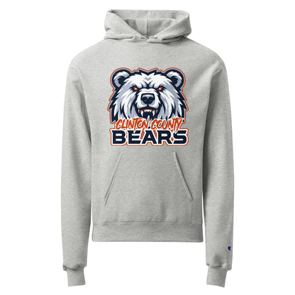 Signature | Champion Hoodie | CLINTON COUNTY BEARS | Bears Mascot Logo