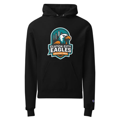Signature | Champion Hoodie | Clutch City College Prep | Shield Logo