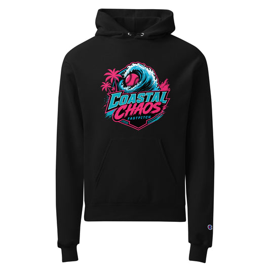 Signature | Champion Hoodie | Coastal Chaos Fastpitch | Emblem Logo