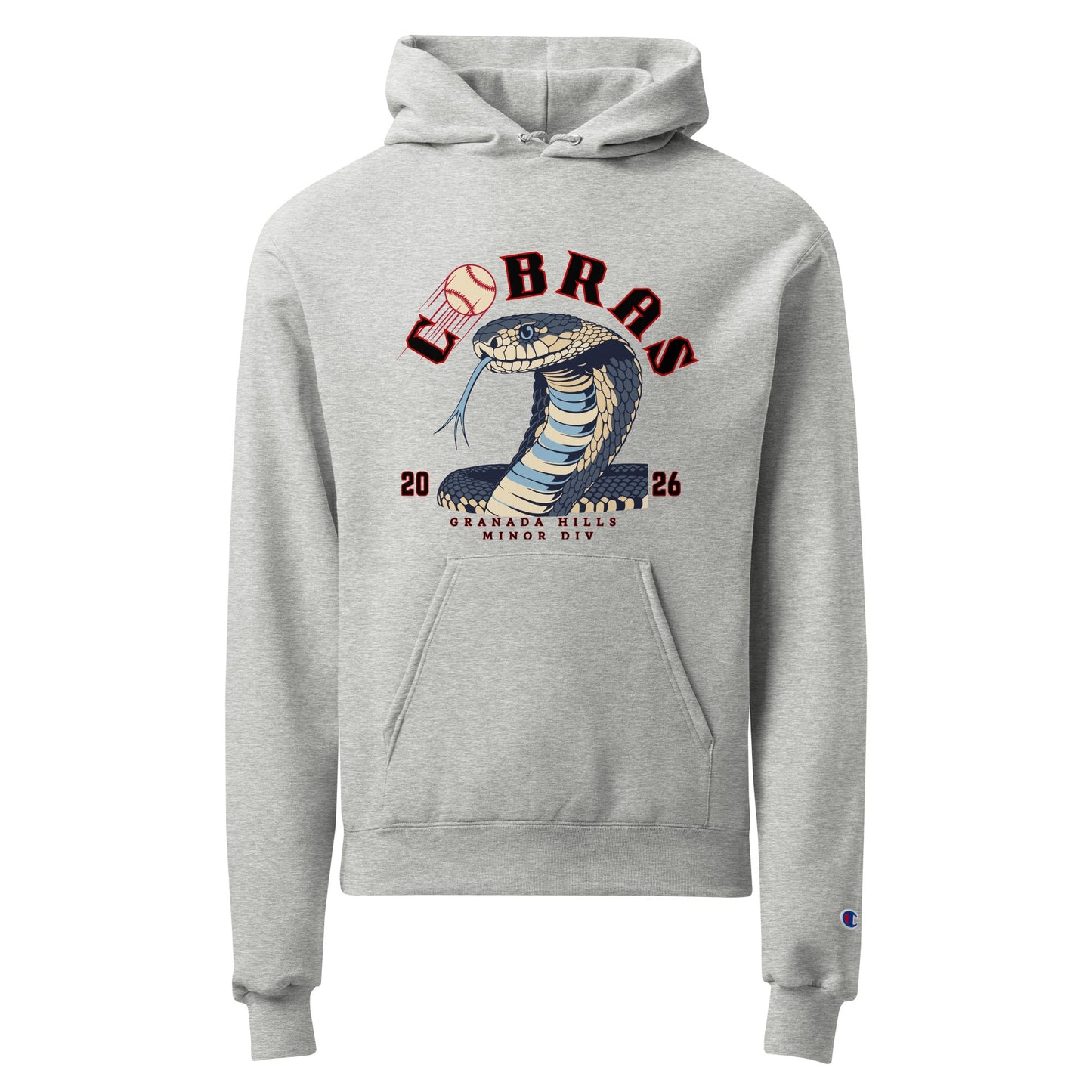 Signature | Champion Hoodie | Cobras '26 | Minor Div Logo