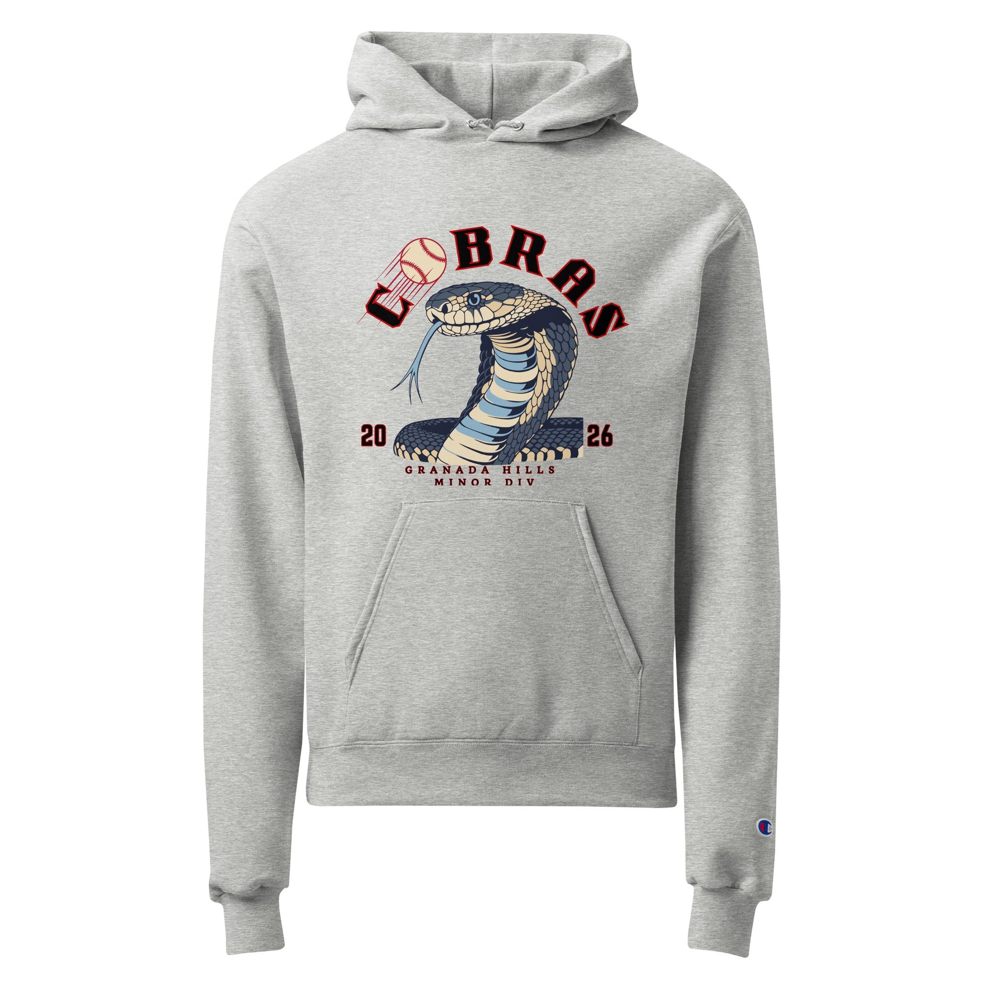 Signature | Champion Hoodie | Cobras '26 | Minor Div Logo