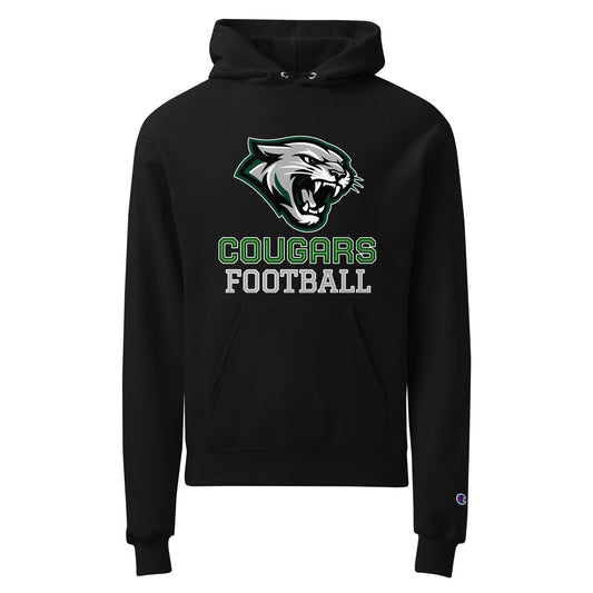Signature | Champion Hoodie | Colts Neck Cougars | Youth Tackle Football (AYF) | Strike Mascot Logo