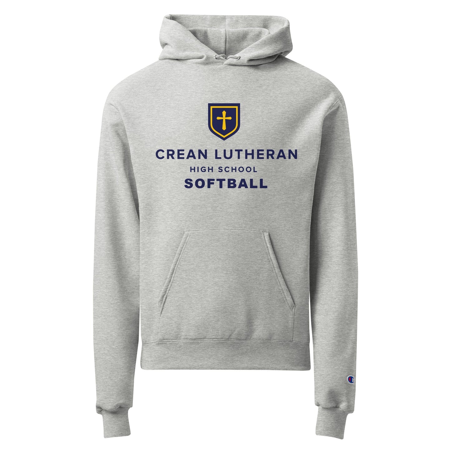 Signature | Champion Hoodie | Crean Lutheran Softball | CLHS SB Logo