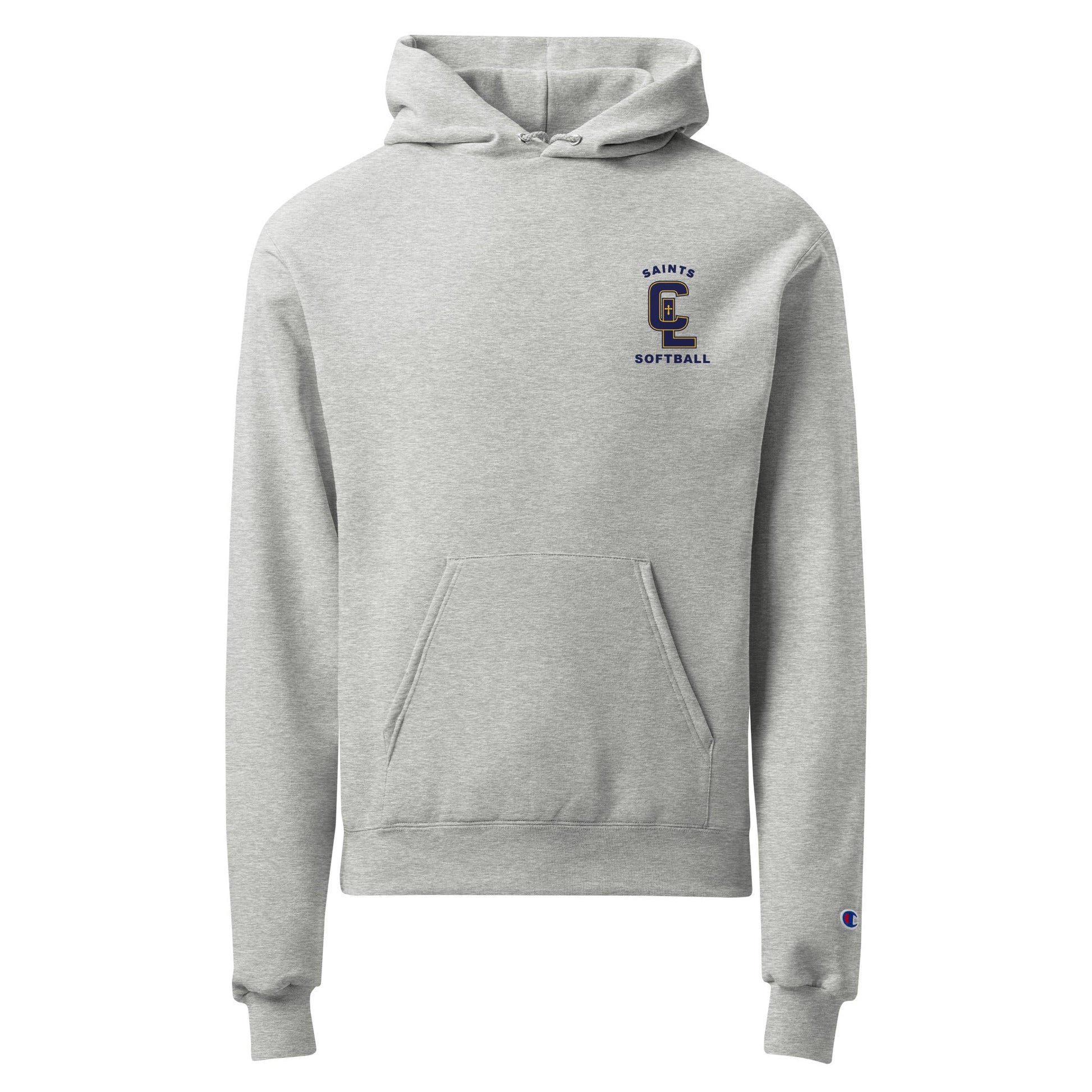 Signature | Champion Hoodie | Crean Lutheran Softball | Navy CL Softball Logo