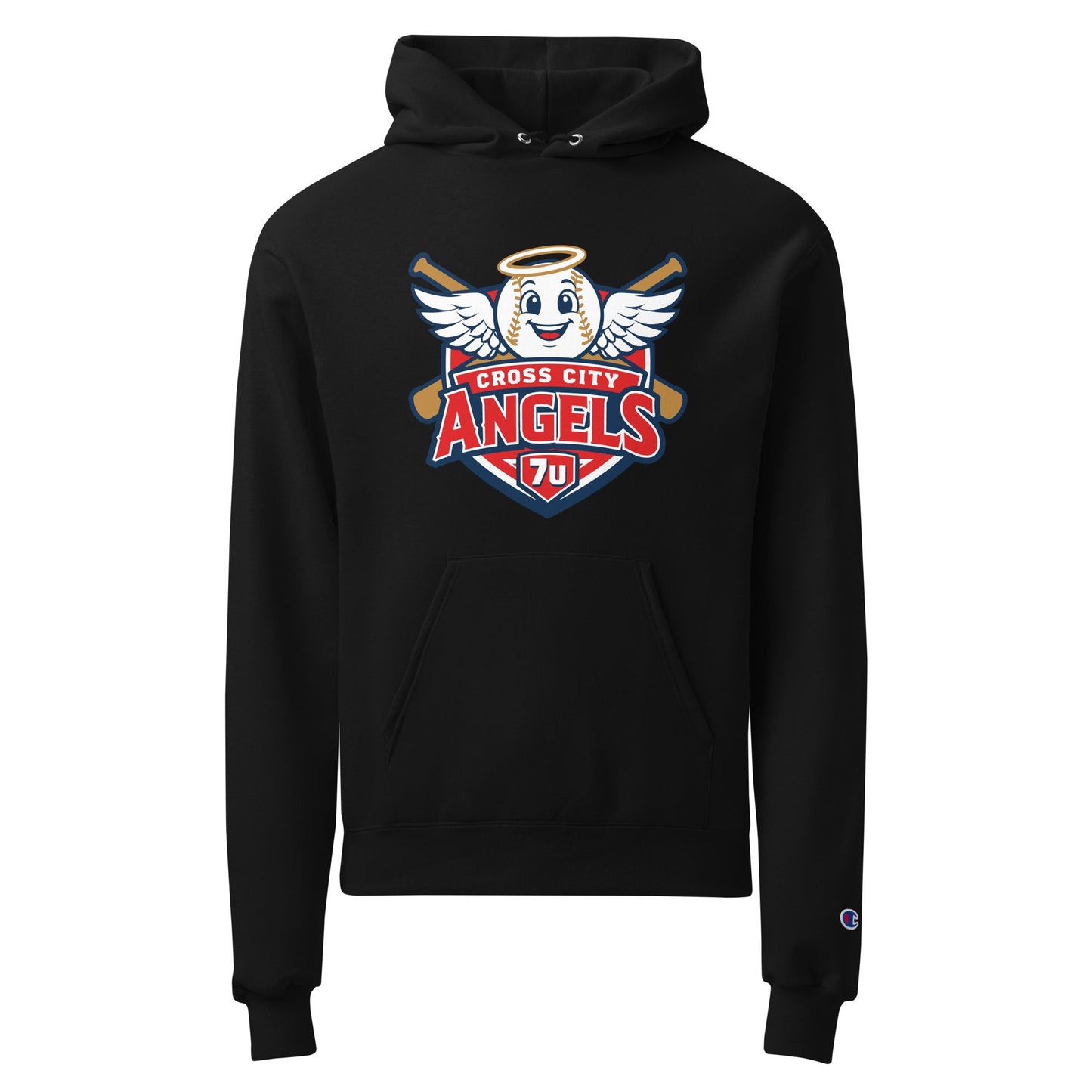 Signature | Champion Hoodie | Cross City Angels | Shield Logo