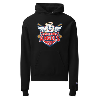 Signature | Champion Hoodie | Cross City Angels | Shield Logo