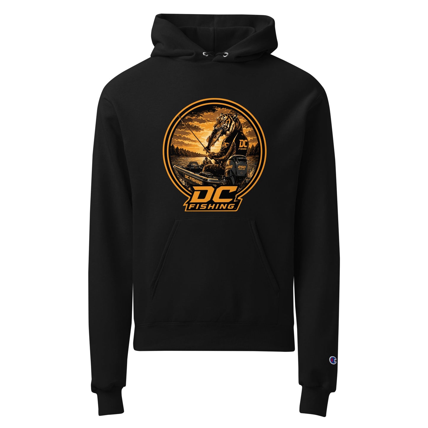 Signature | Champion Hoodie | DeKalb Fishing Team | Badge Logo