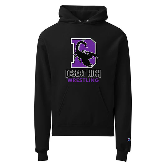 Signature | Champion Hoodie | Desert High Scorpions | Crest Logo