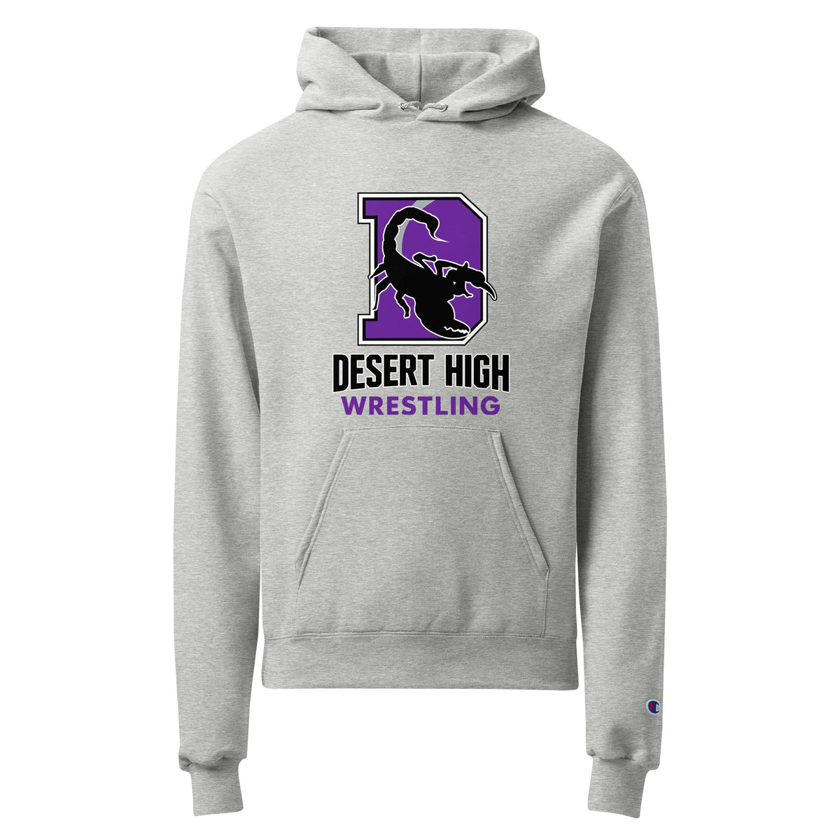 Signature | Champion Hoodie | Desert High Scorpions | Crest Logo