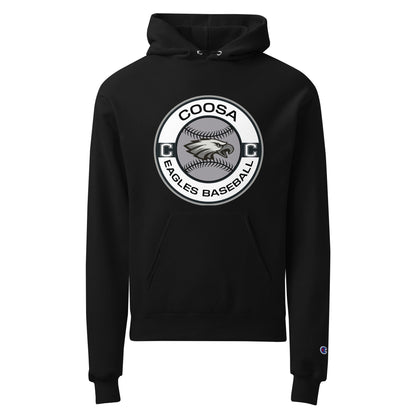 Signature | Champion Hoodie | Eagles Baseball | Badge Logo