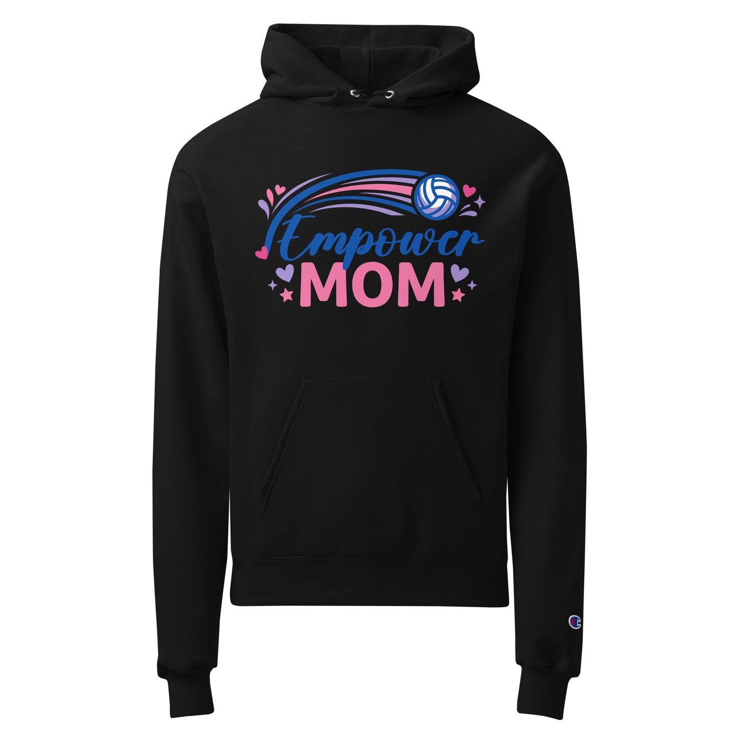 Signature | Champion Hoodie | Empower Volleyball Club | Mom Crest Logo
