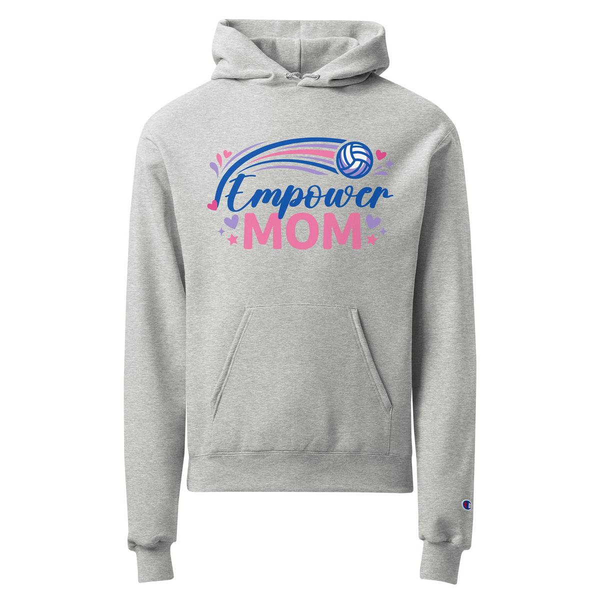 Signature | Champion Hoodie | Empower Volleyball Club | Mom Crest Logo