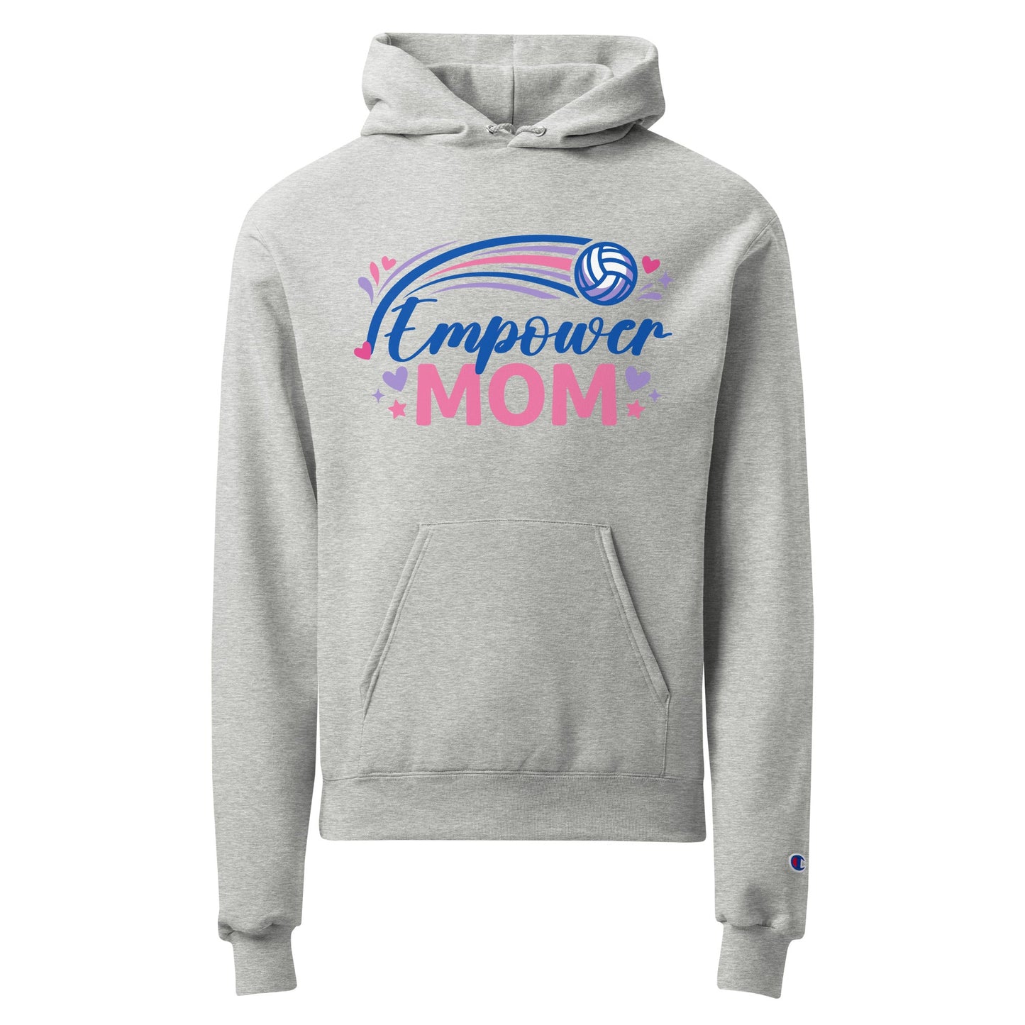 Signature | Champion Hoodie | Empower Volleyball Club | Mom Crest Logo