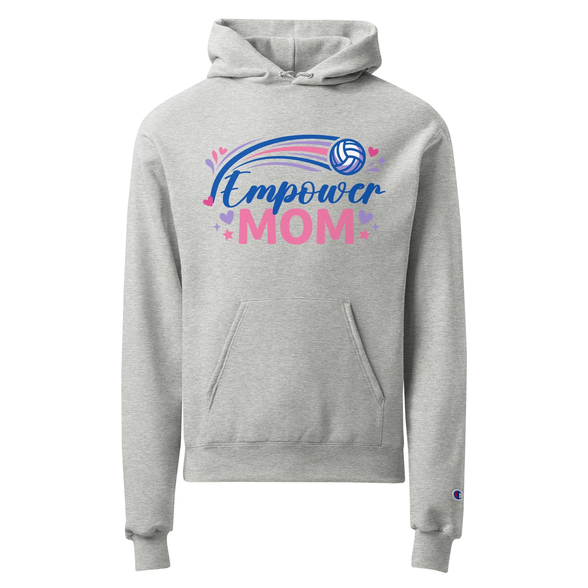 Signature | Champion Hoodie | Empower Volleyball Club | Mom Crest Logo