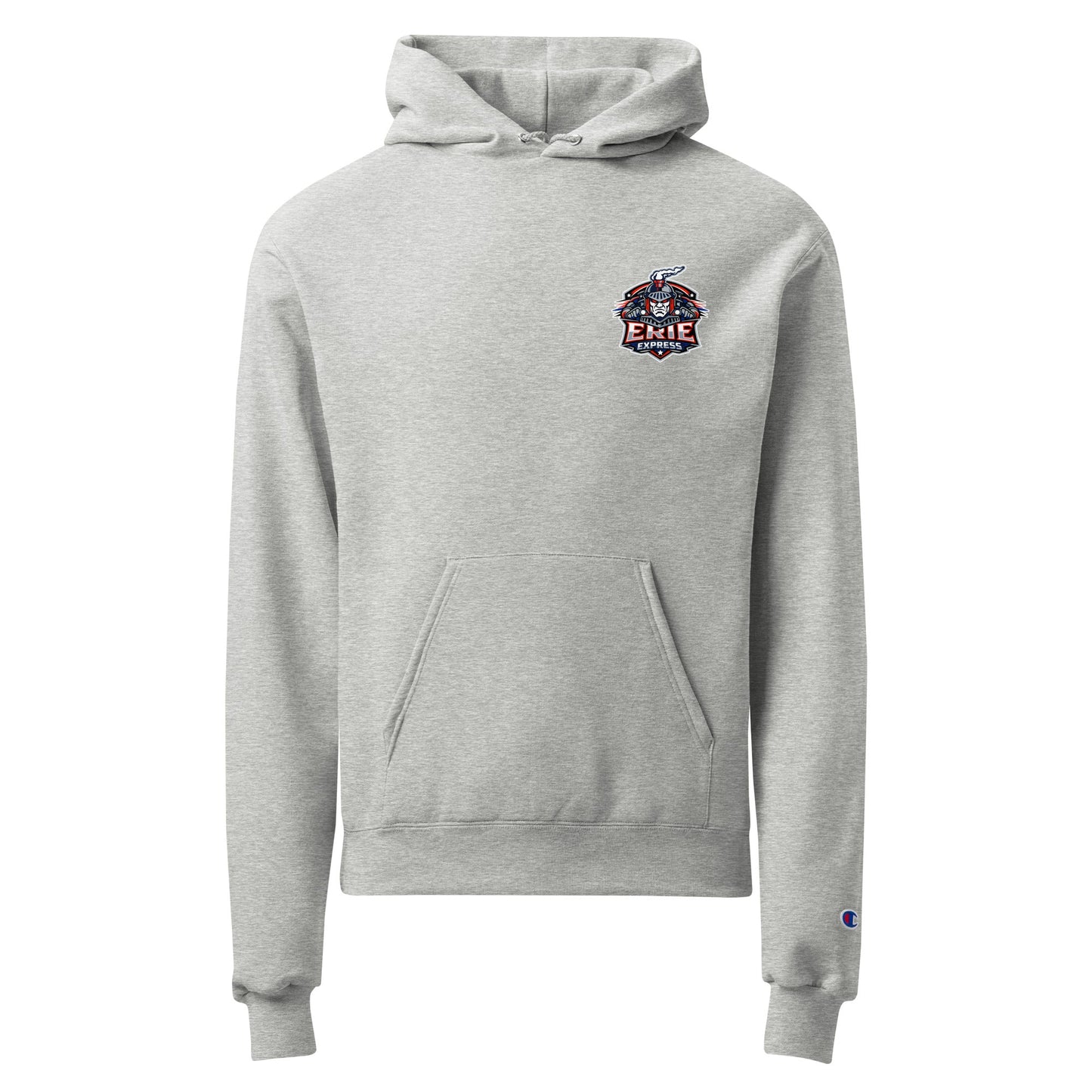 Signature | Champion Hoodie | Erie Express Football | Badge Logo