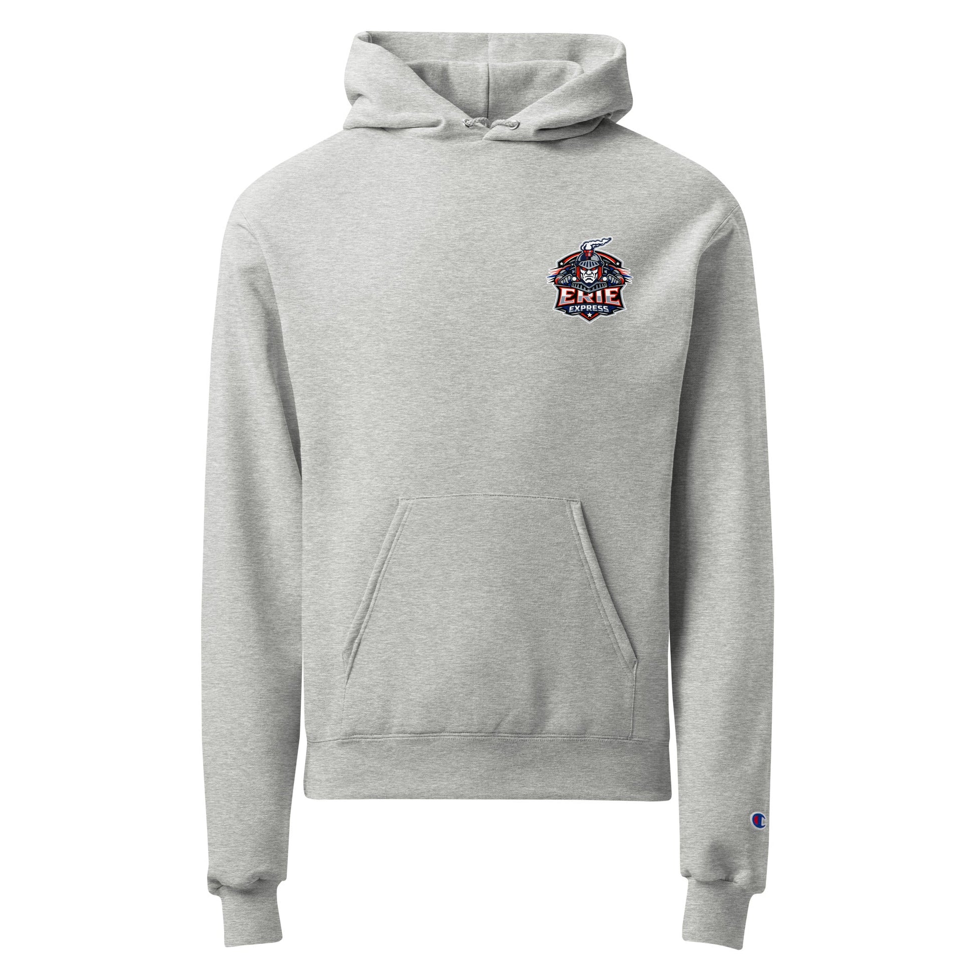 Signature | Champion Hoodie | Erie Express Football | Badge Logo