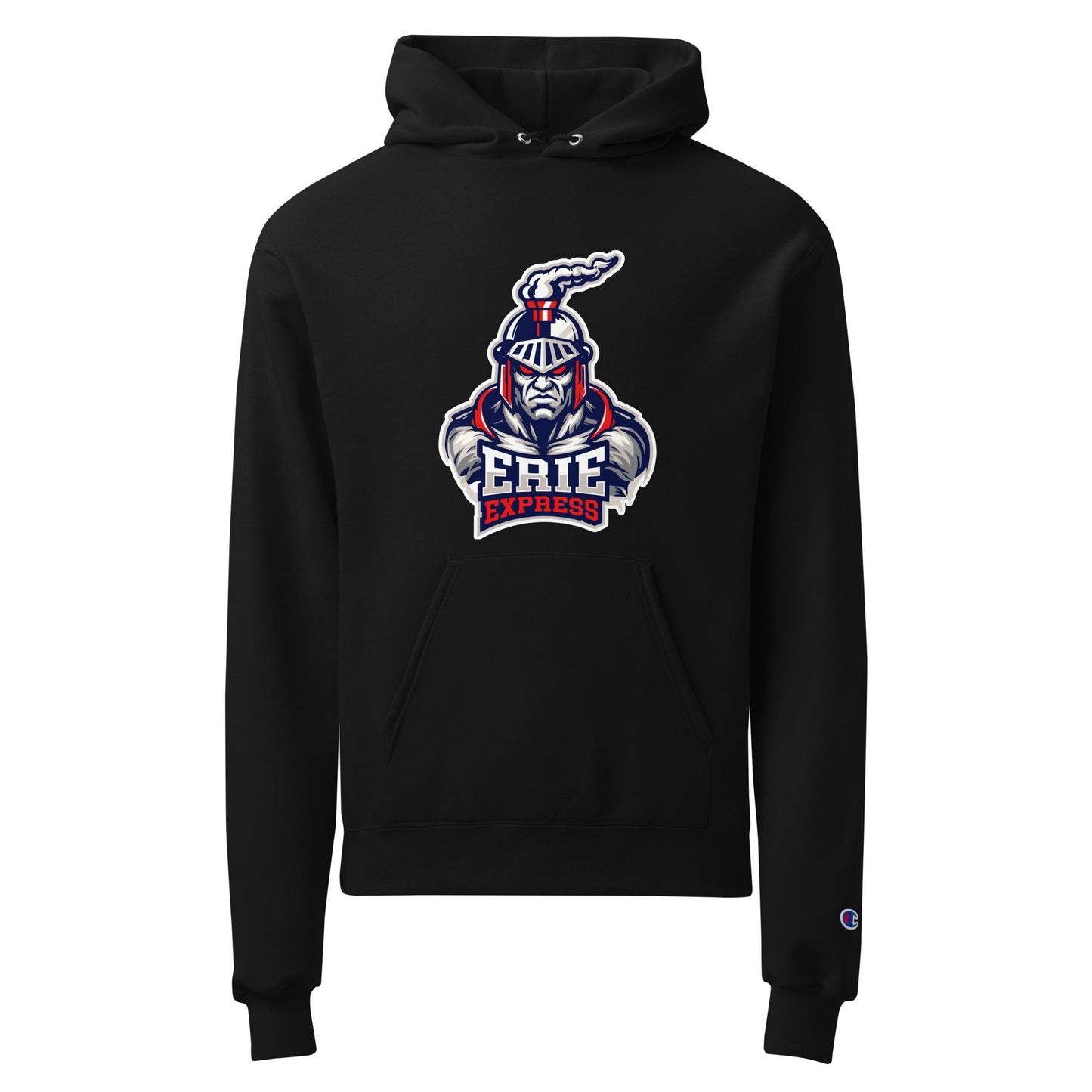Signature | Champion Hoodie | Erie Express Football | Mascot Logo