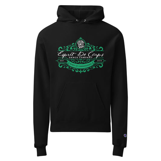 Signature | Champion Hoodie | Esprit de Corps Dance Co., LLC | Crest Logo