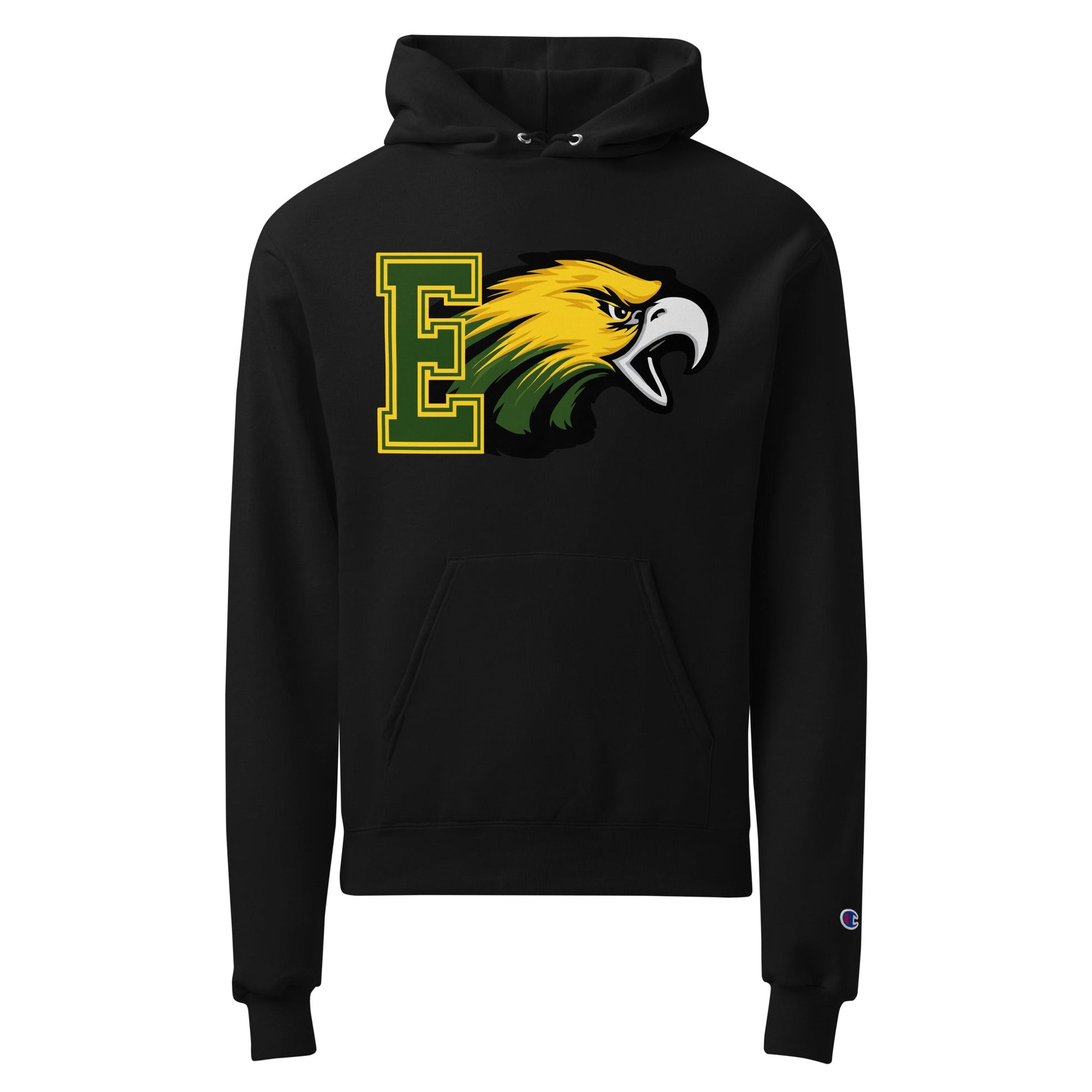 Signature | Champion Hoodie | Evergreen Junior High | Mascot Logo