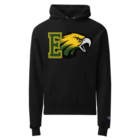 Signature | Champion Hoodie | Evergreen Junior High | Mascot Logo