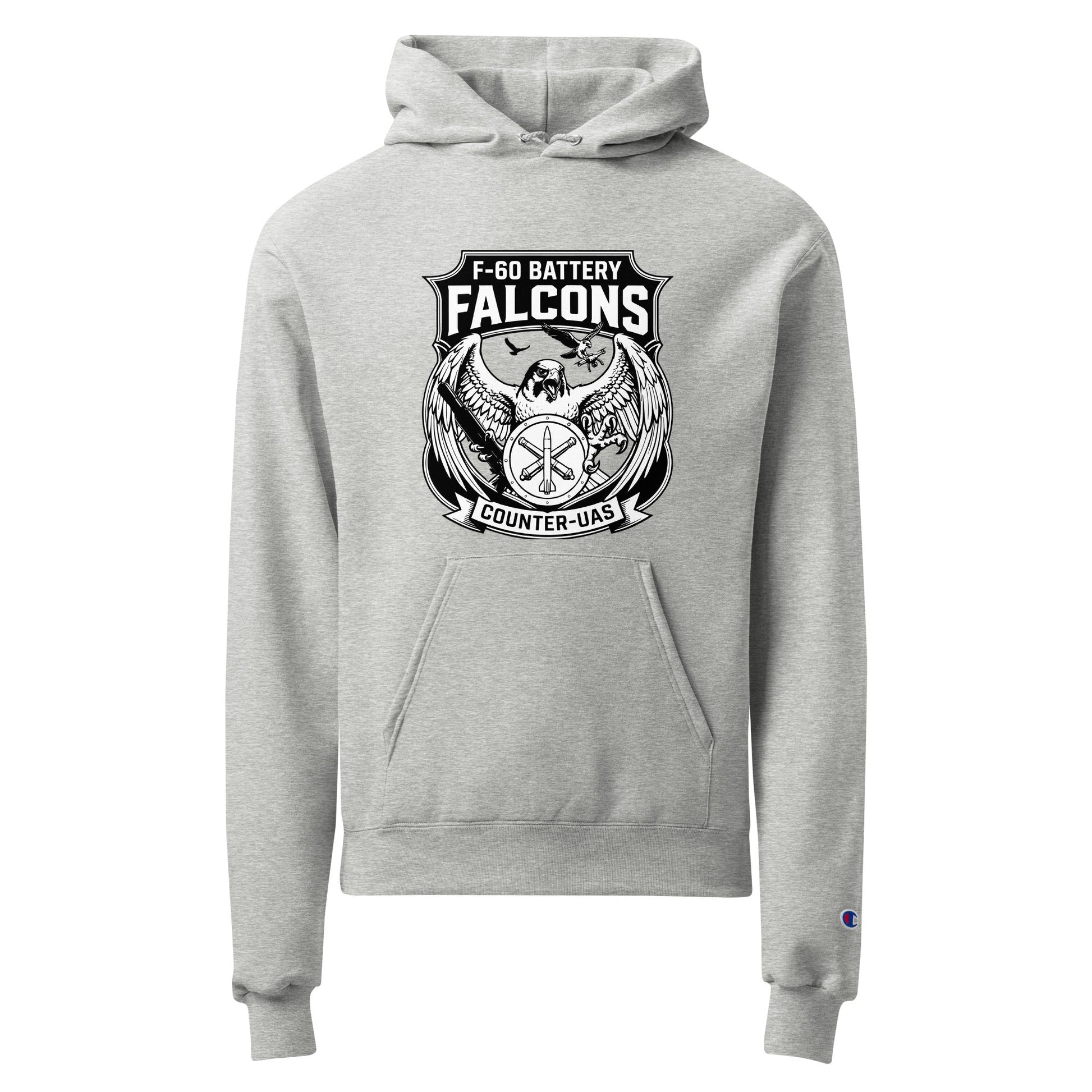 Signature | Champion Hoodie | F - 60th ADA | Falcon Shield Logo