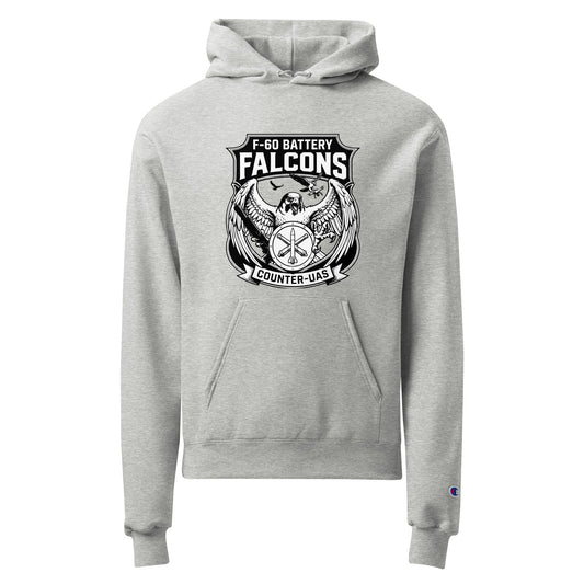 Signature | Champion Hoodie | F - 60th ADA | Falcon Shield Logo