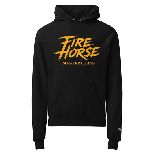 Signature | Champion Hoodie | Fire Horse Masters | Modern Script Logo