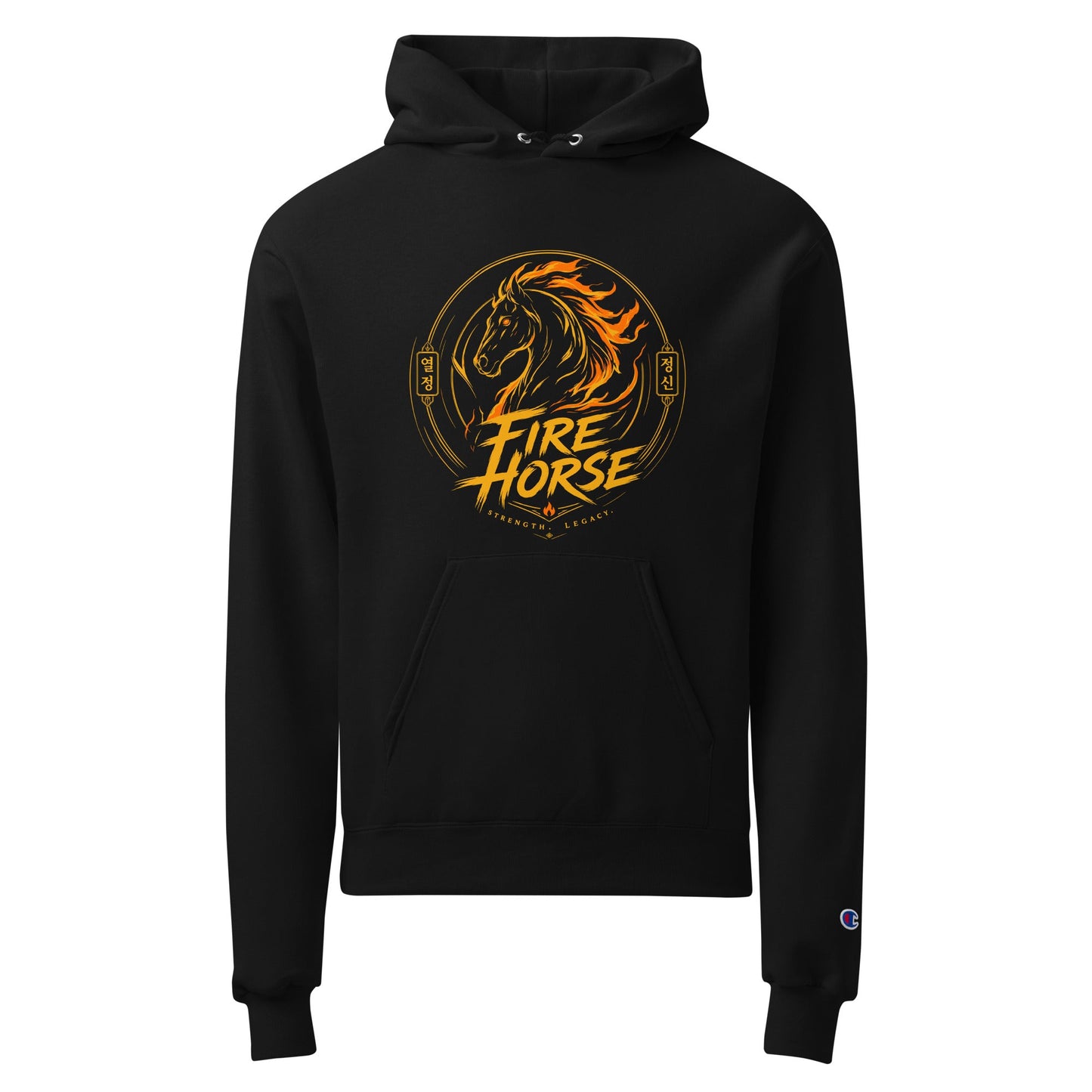 Signature | Champion Hoodie | Fire Horse Masters | Vanguard Logo