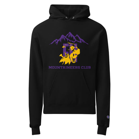 Signature | Champion Hoodie | Friday Harbor High School Mountaineers Club | Mountaineers Logo