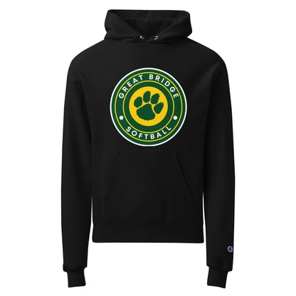 Signature | Champion Hoodie | Great Bridge Softball Booster | Badge Logo