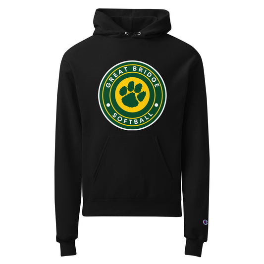 Signature | Champion Hoodie | Great Bridge Softball Booster | Badge Logo