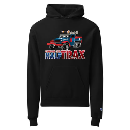 Signature | Champion Hoodie | Half Trax Baseball | Mascot Logo