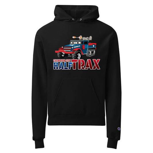 Signature | Champion Hoodie | Half Trax Baseball | Mascot Logo