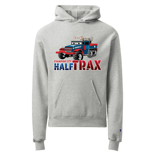 Signature | Champion Hoodie | Half Trax Baseball | Mascot Logo
