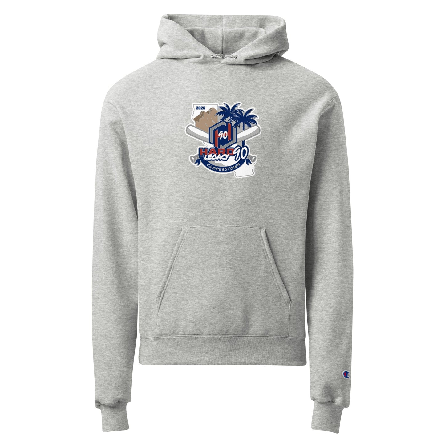 Signature | Champion Hoodie | Hard 90 Legacy | Badge Logo