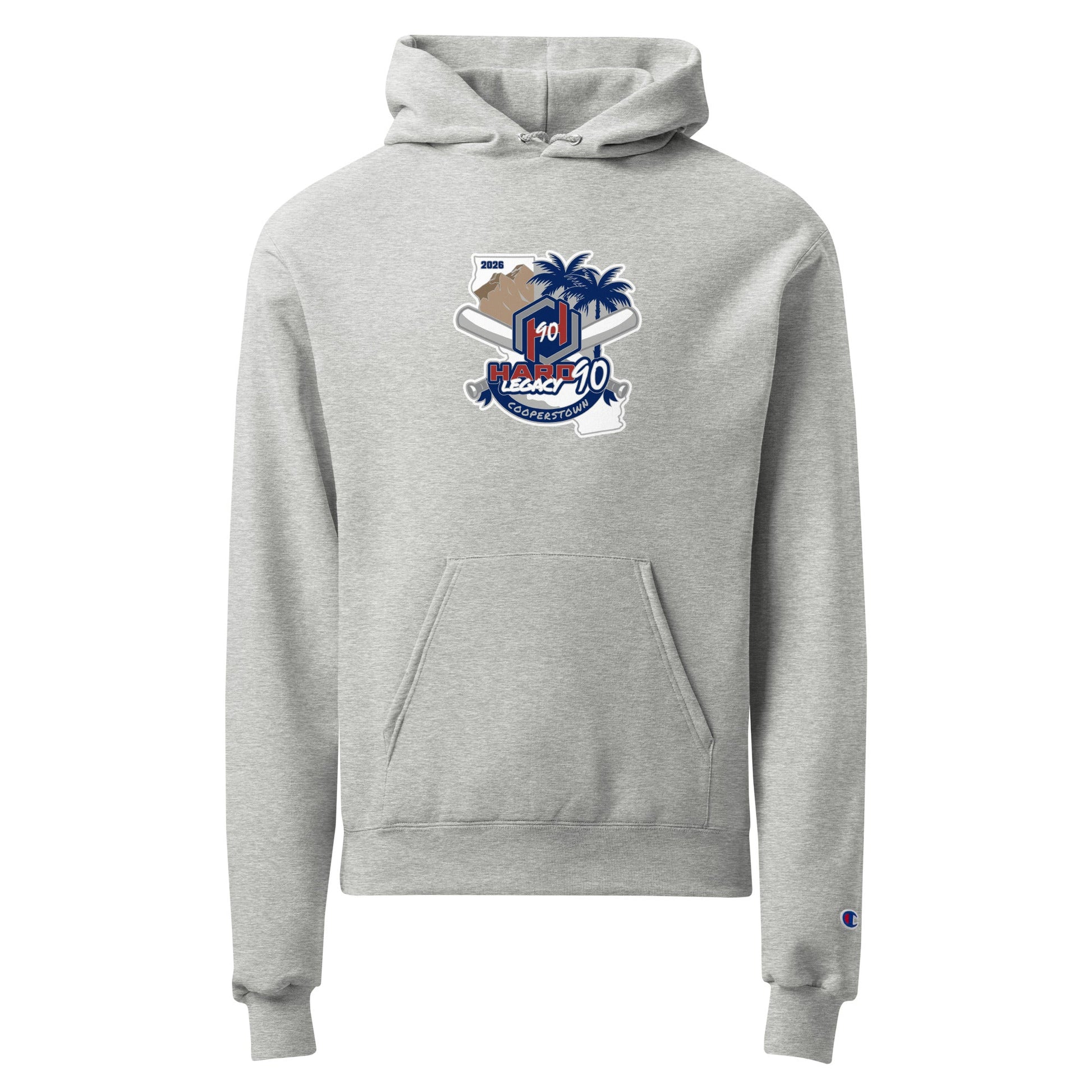 Signature | Champion Hoodie | Hard 90 Legacy | Badge Logo