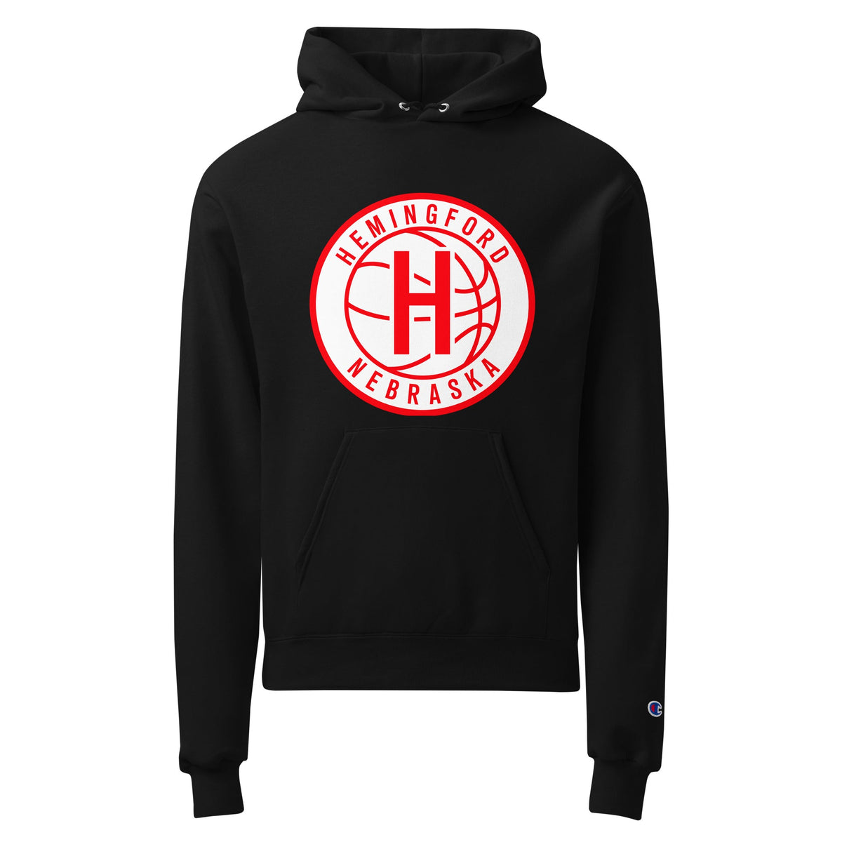 Signature | Champion Hoodie | Hemingford Bobcats | Alt Badge Logo