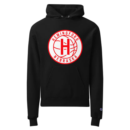 Signature | Champion Hoodie | Hemingford Bobcats | Alt Badge Logo